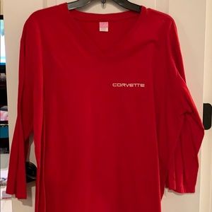 Corvette V-neck tee
